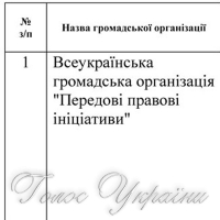 ПЕРЕЛІК громадських організацій,